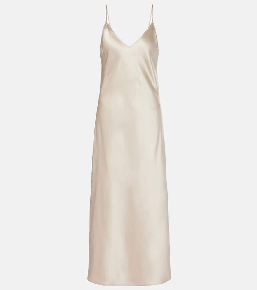 joseph silk satin slip dress