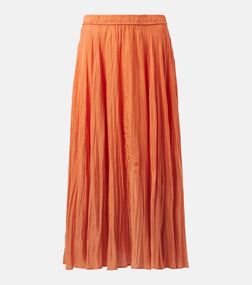 joseph sully silk midi skirt