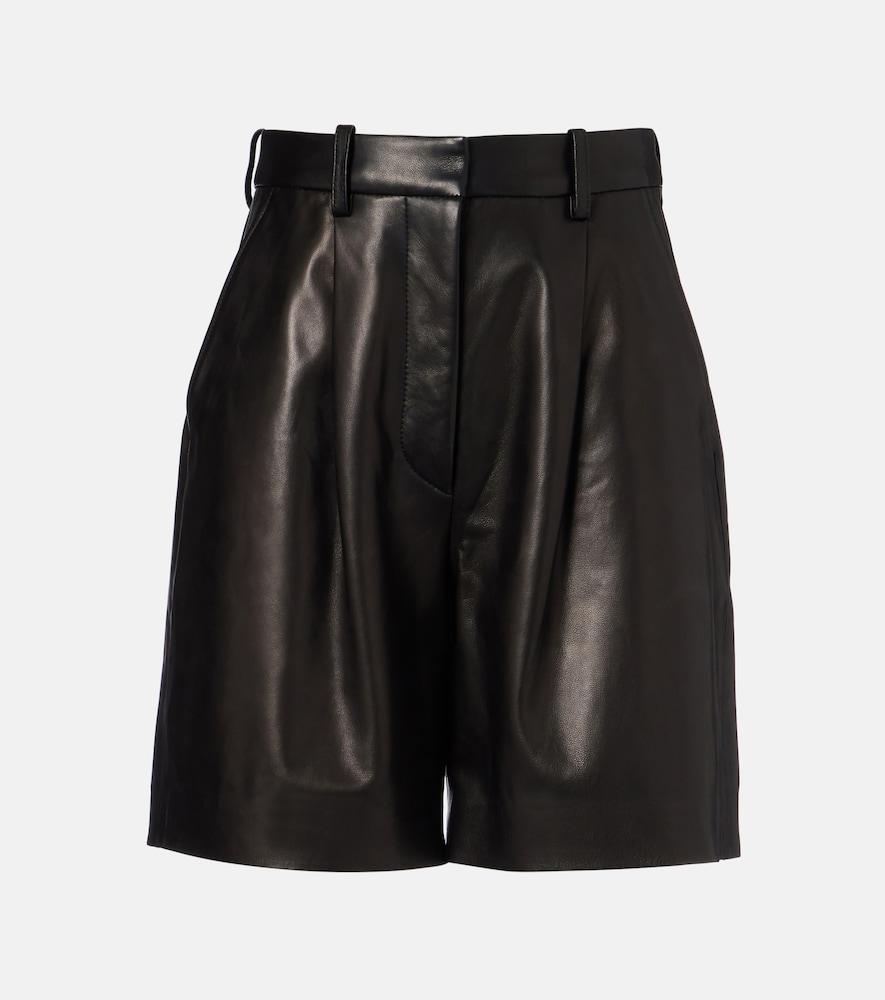 joseph suze leather shorts