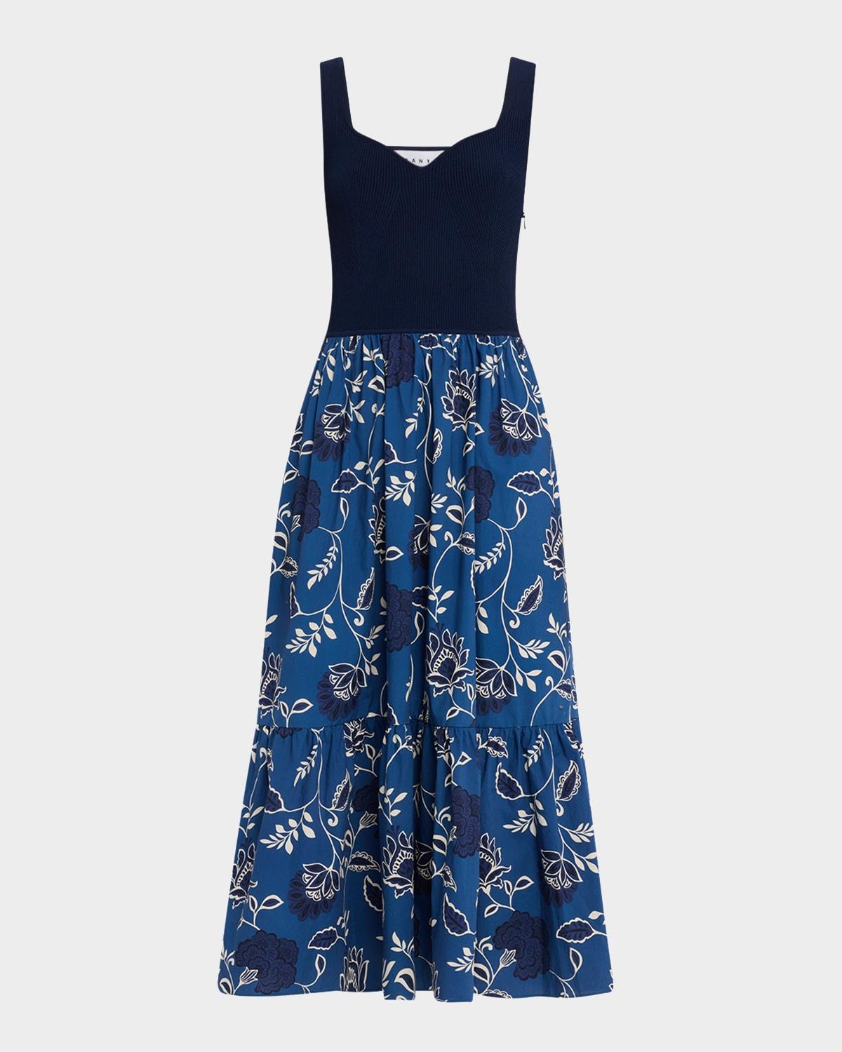 josephine sleeveless a-line midi dress