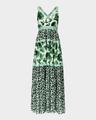 josephine tiered fruit-print maxi dress
