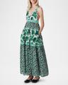 josephine tiered fruit-print maxi dress