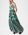 josephine tiered fruit-print maxi dress