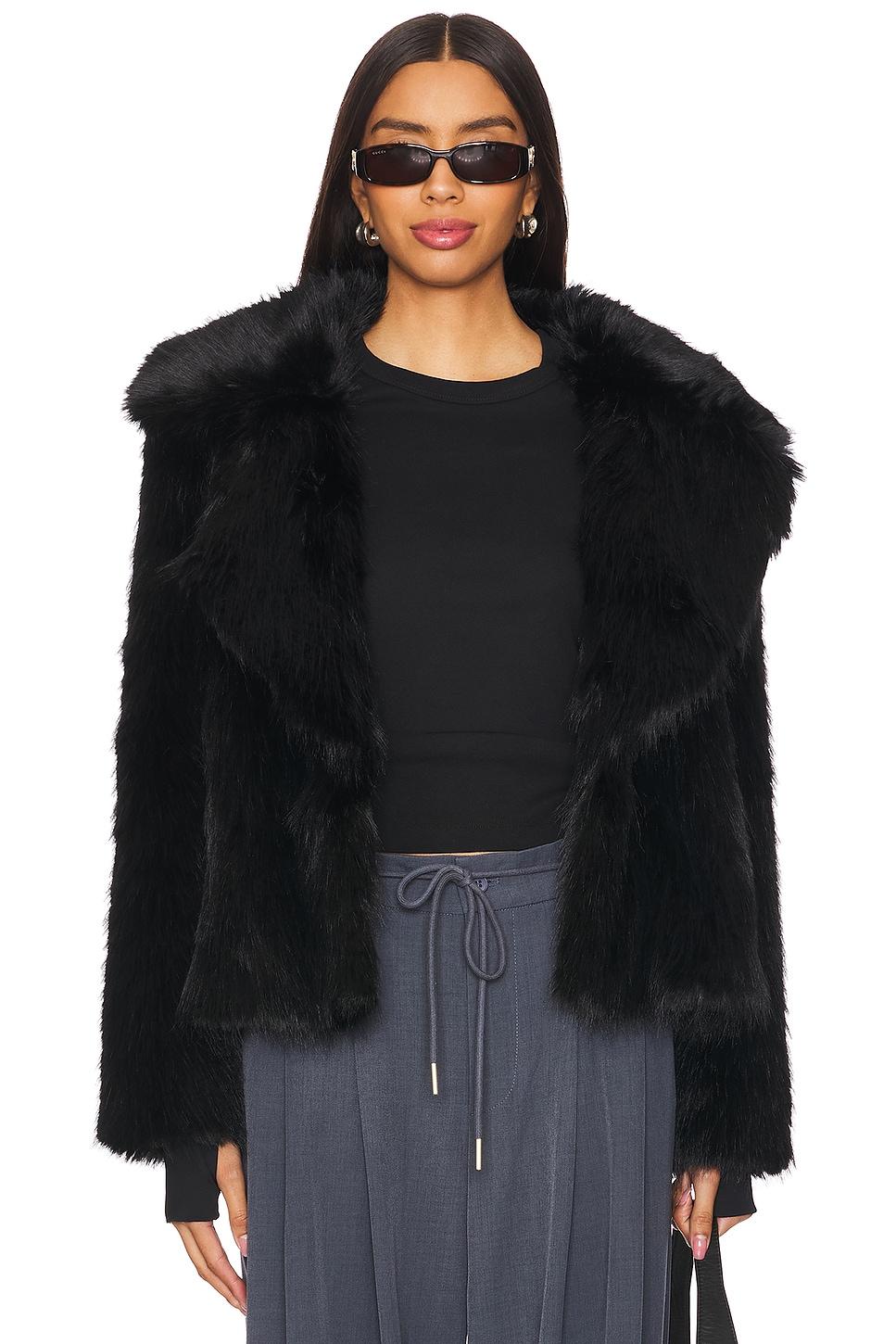 josie 23" faux fur jacket