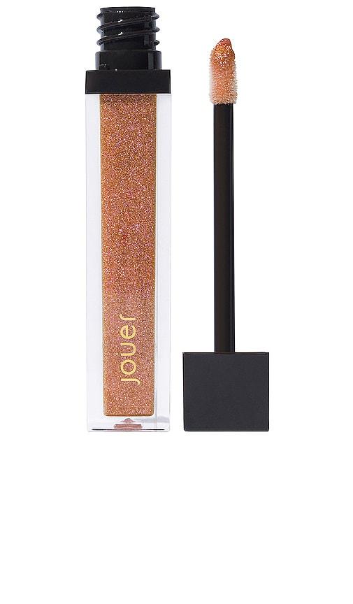 jouer cosmetics long-wear lip topper in rose gold.