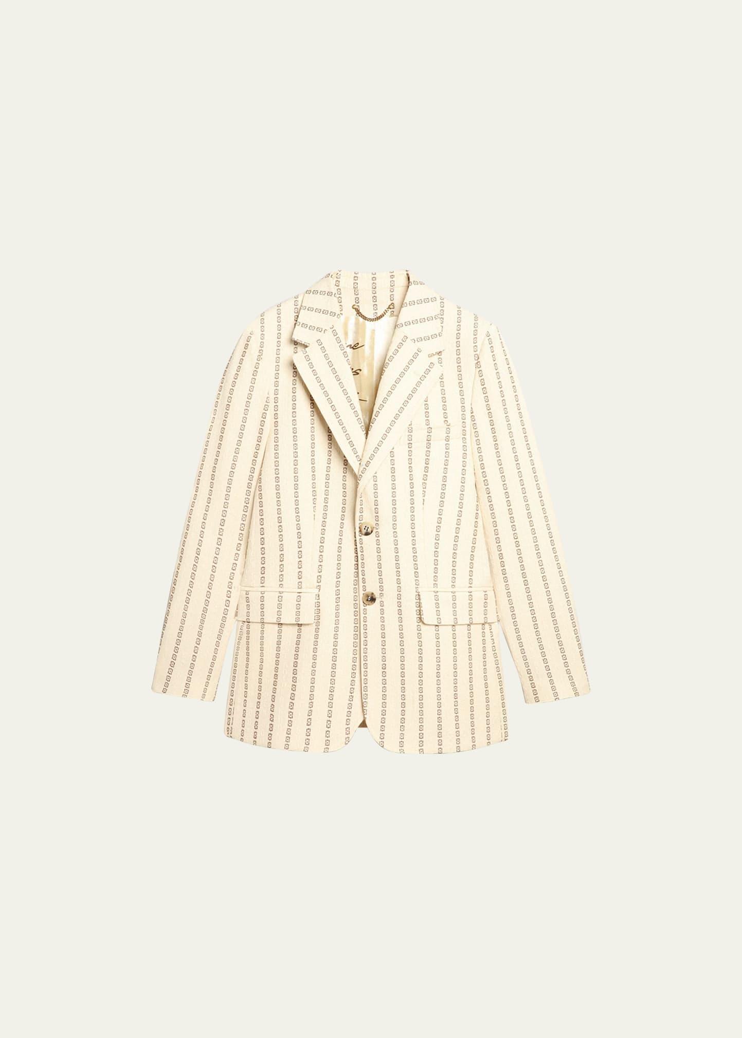 journey striped blazer