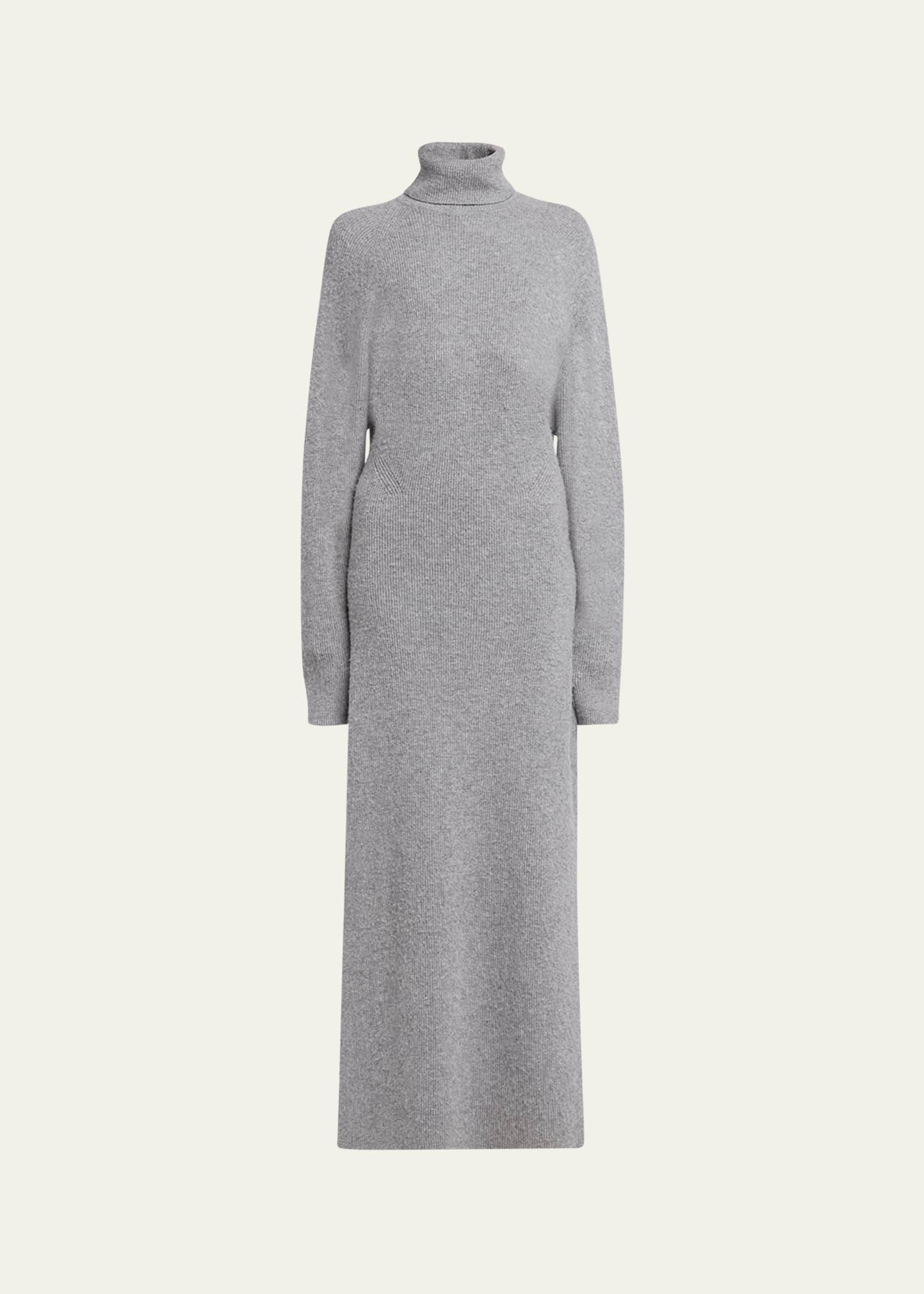 journey wool turtleneck maxi dress