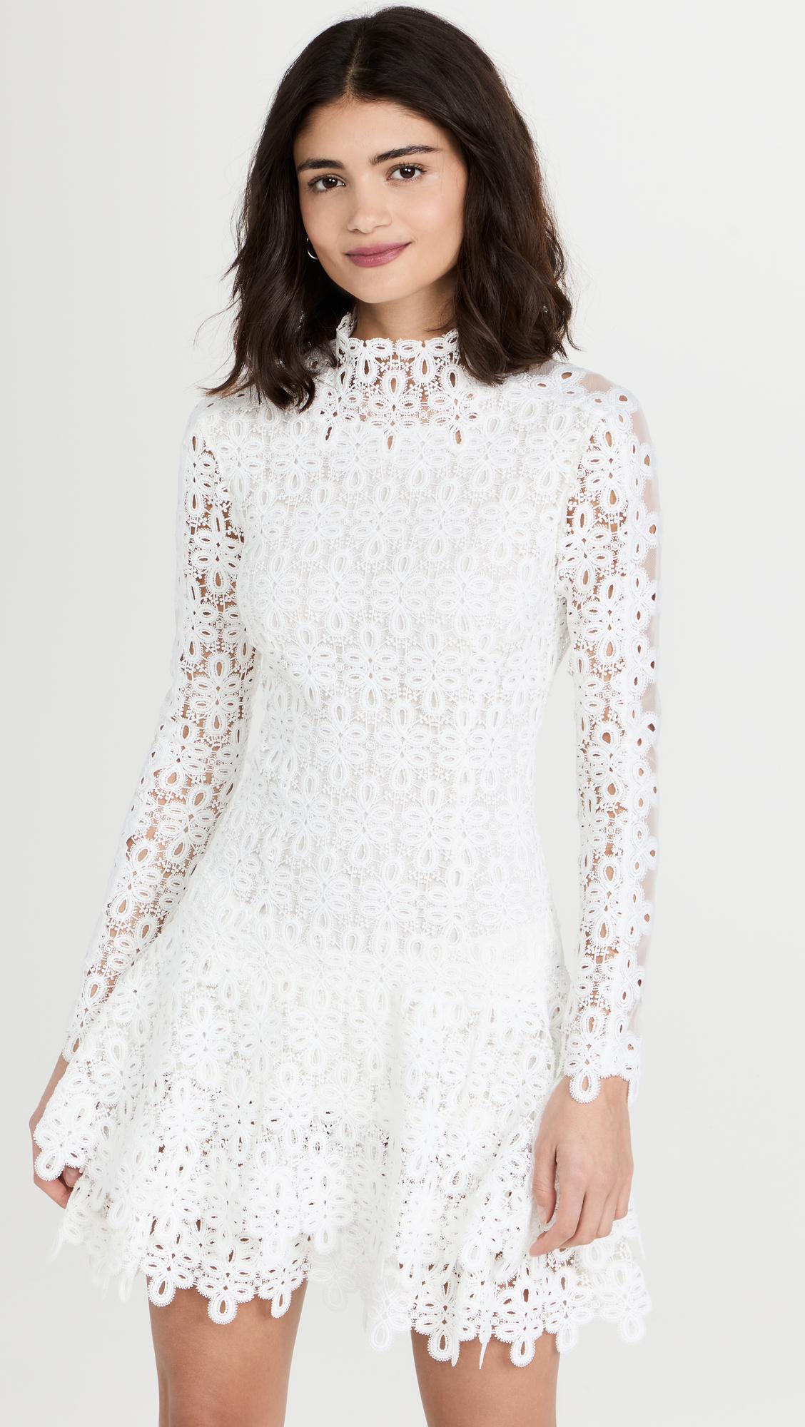 joy lace mini dress