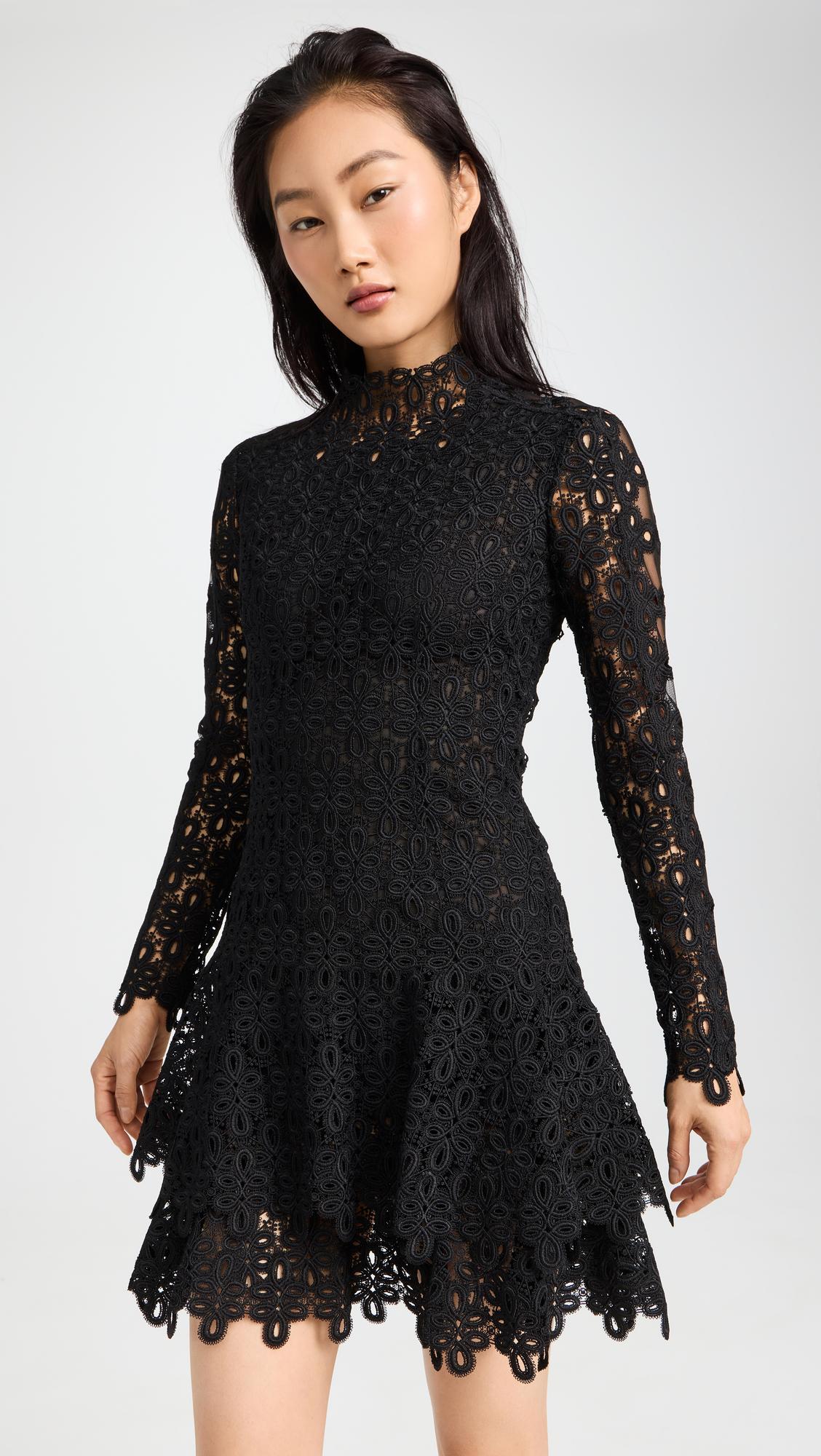 joy lace mini dress