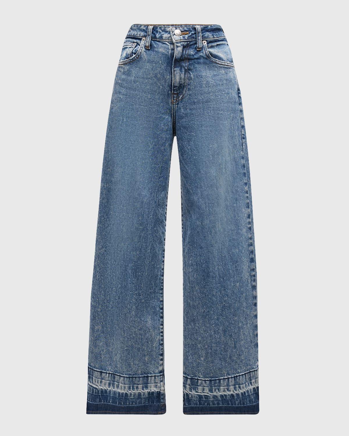 jude high-waist wide-leg denim jeans