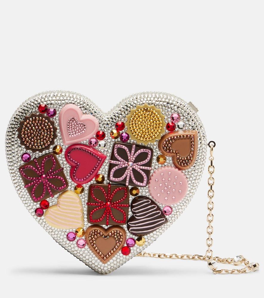 judith leiber couture heart small crystal