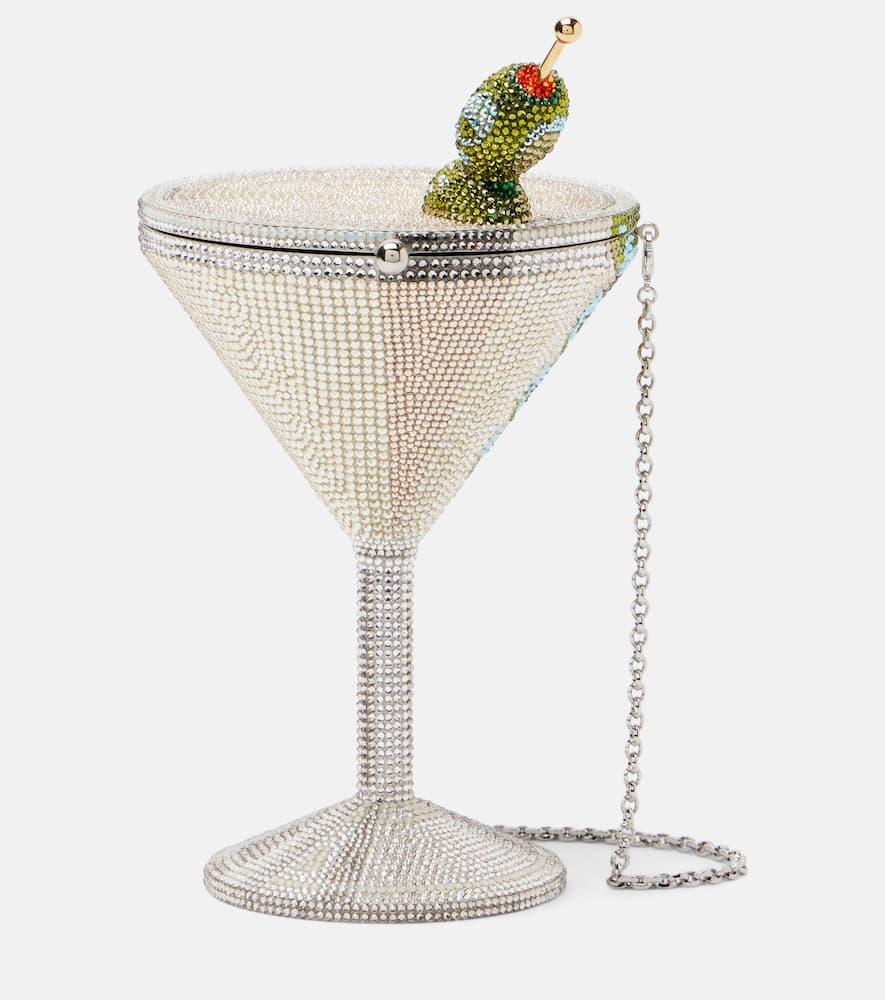 judith leiber couture martini crystal