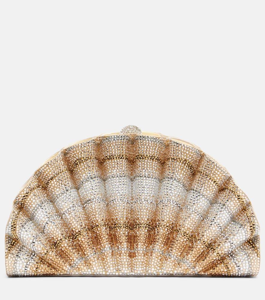 judith leiber couture origami fan crystal