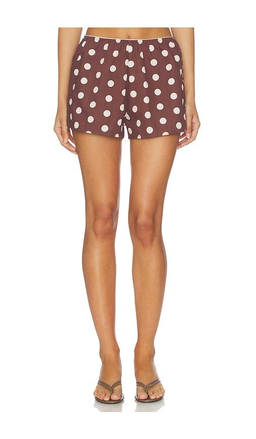 juillet bibi boxer shorts in brown.