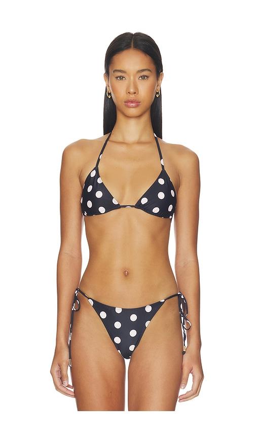 juillet hollis top in black,white.
