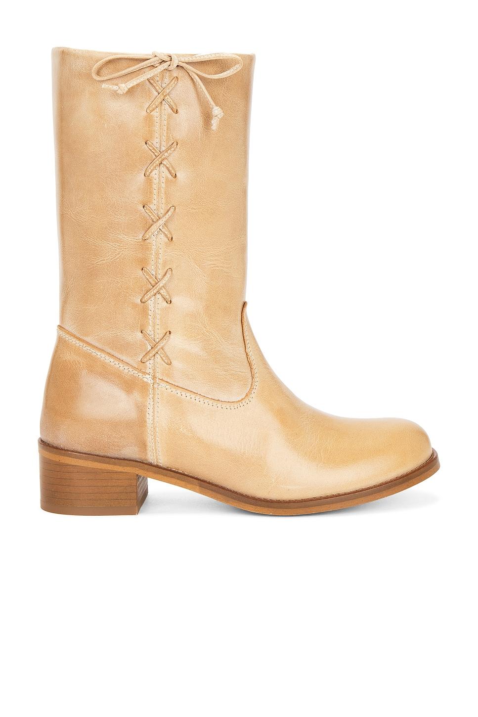 julia side laces gaucho boot