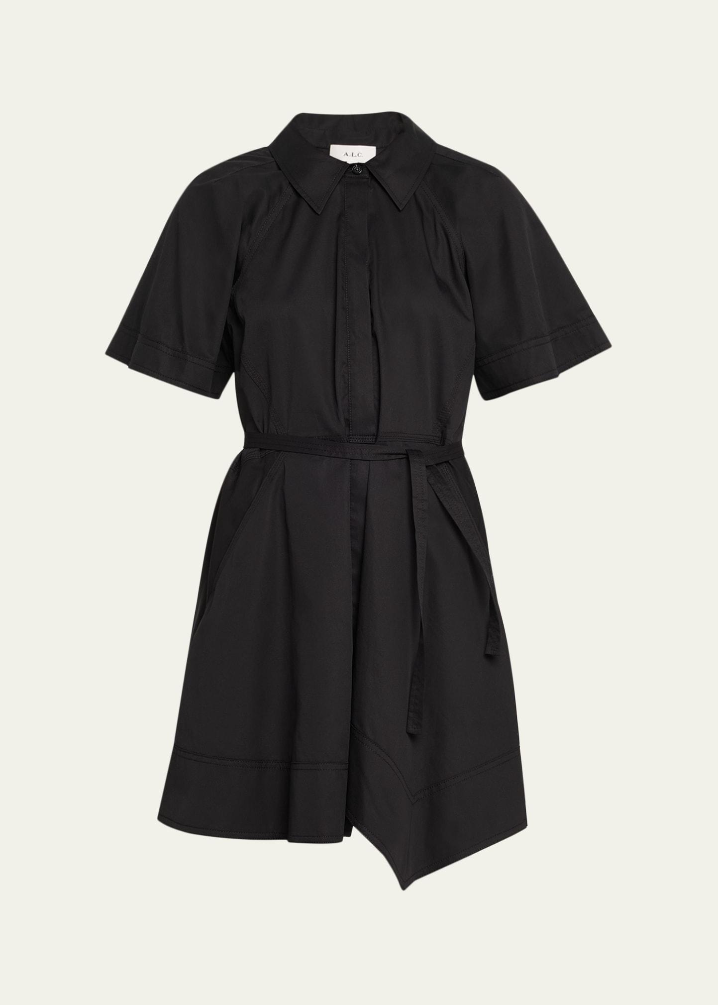 julie short-sleeve shirtdress