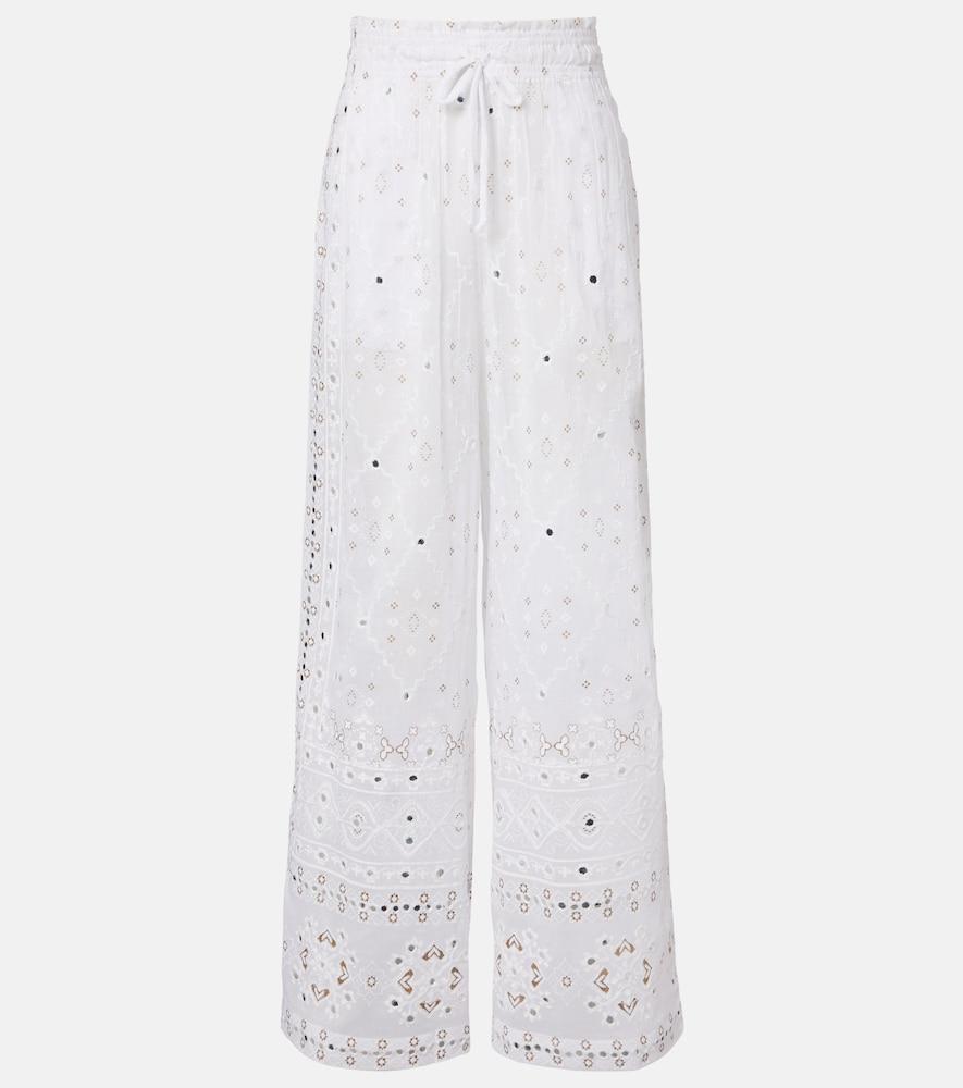 juliet dunn embellished cotton wide