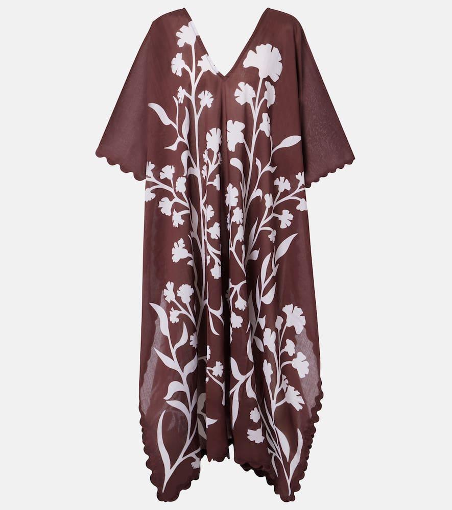 juliet dunn floral cotton kaftan