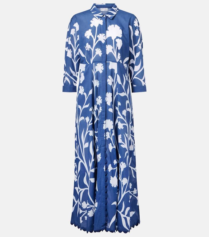 juliet dunn printed cotton maxi dress