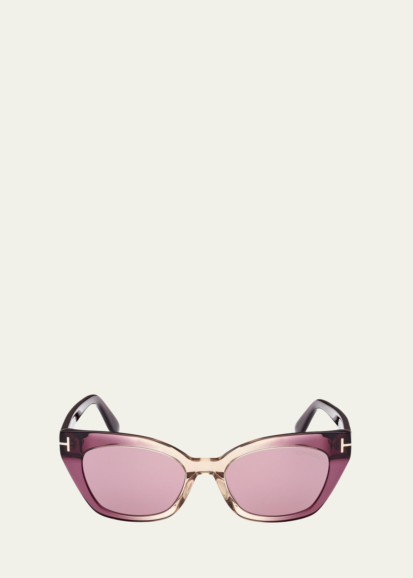 juliette acetate cat-eye sunglasses