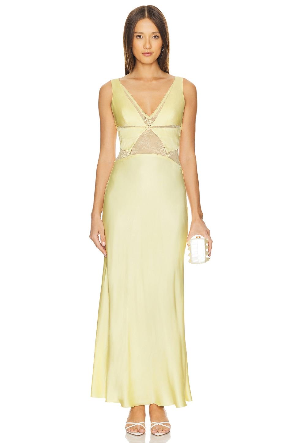 juliette v neck maxi dress