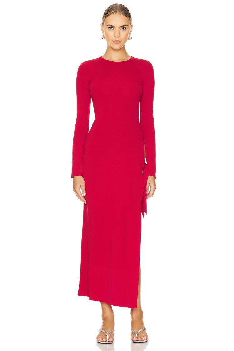 junjo long sleeve knit dress