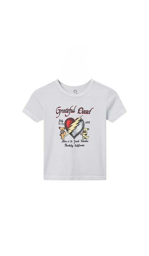 junk food kids grateful dead live 1988 tee in baby blue.