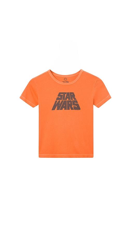 junk food kids star wars may the force be with you tee in burnt orange.