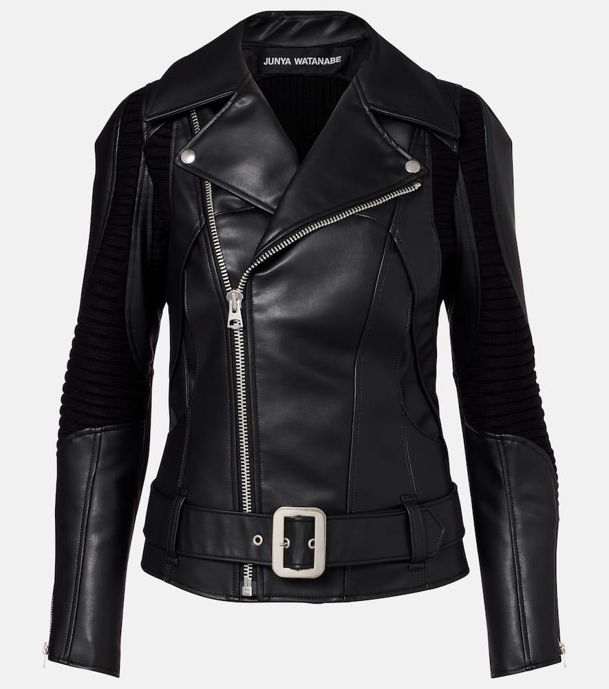 junya watanabe belted biker jacket