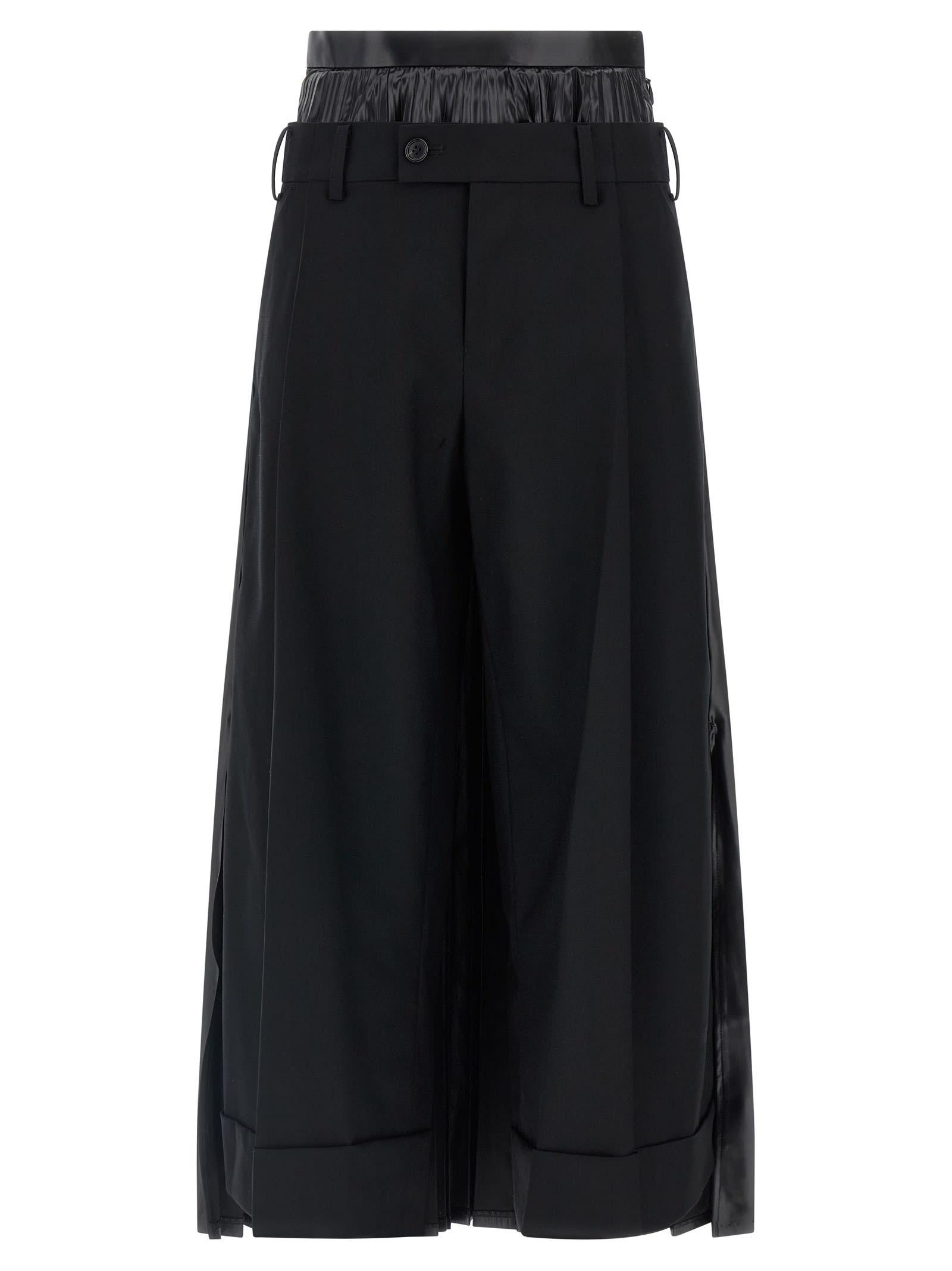 junya watanabe double layer trousers