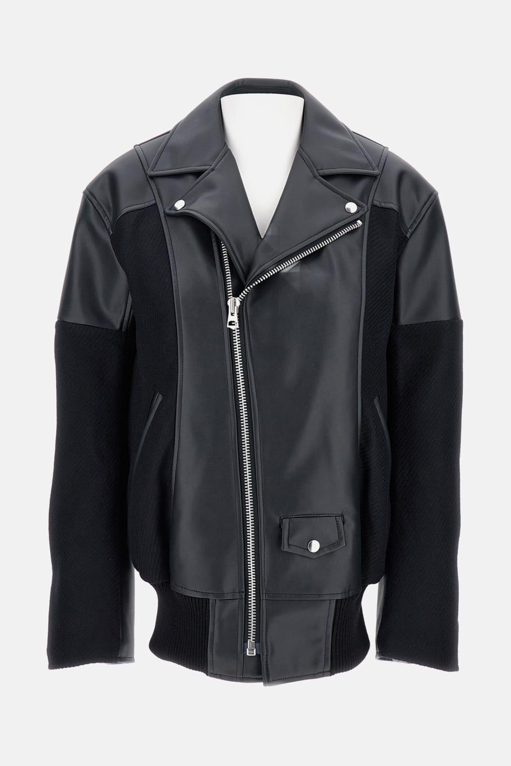 junya watanabe faux leather jacket