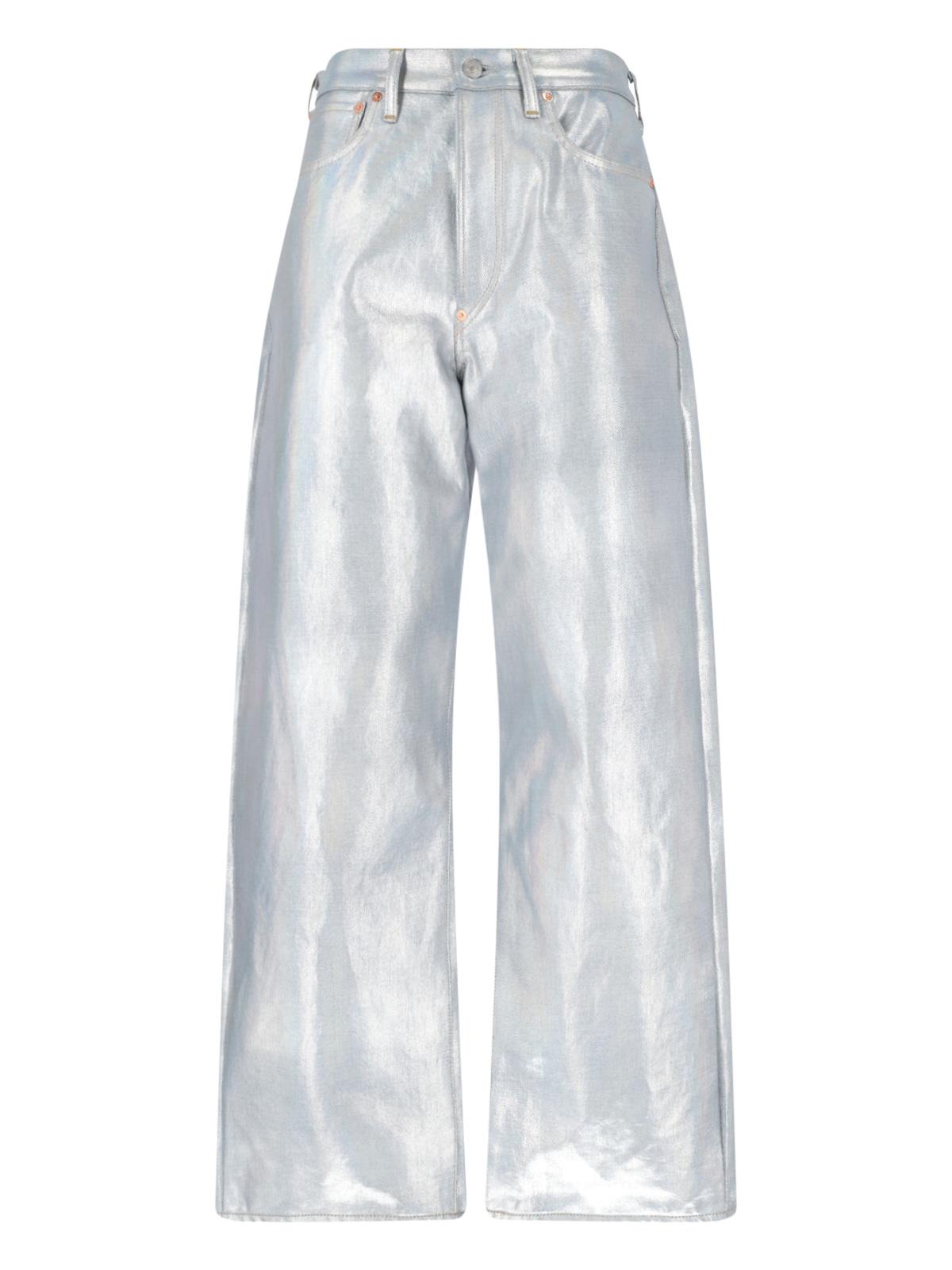 junya watanabe jeans silver cotton - women