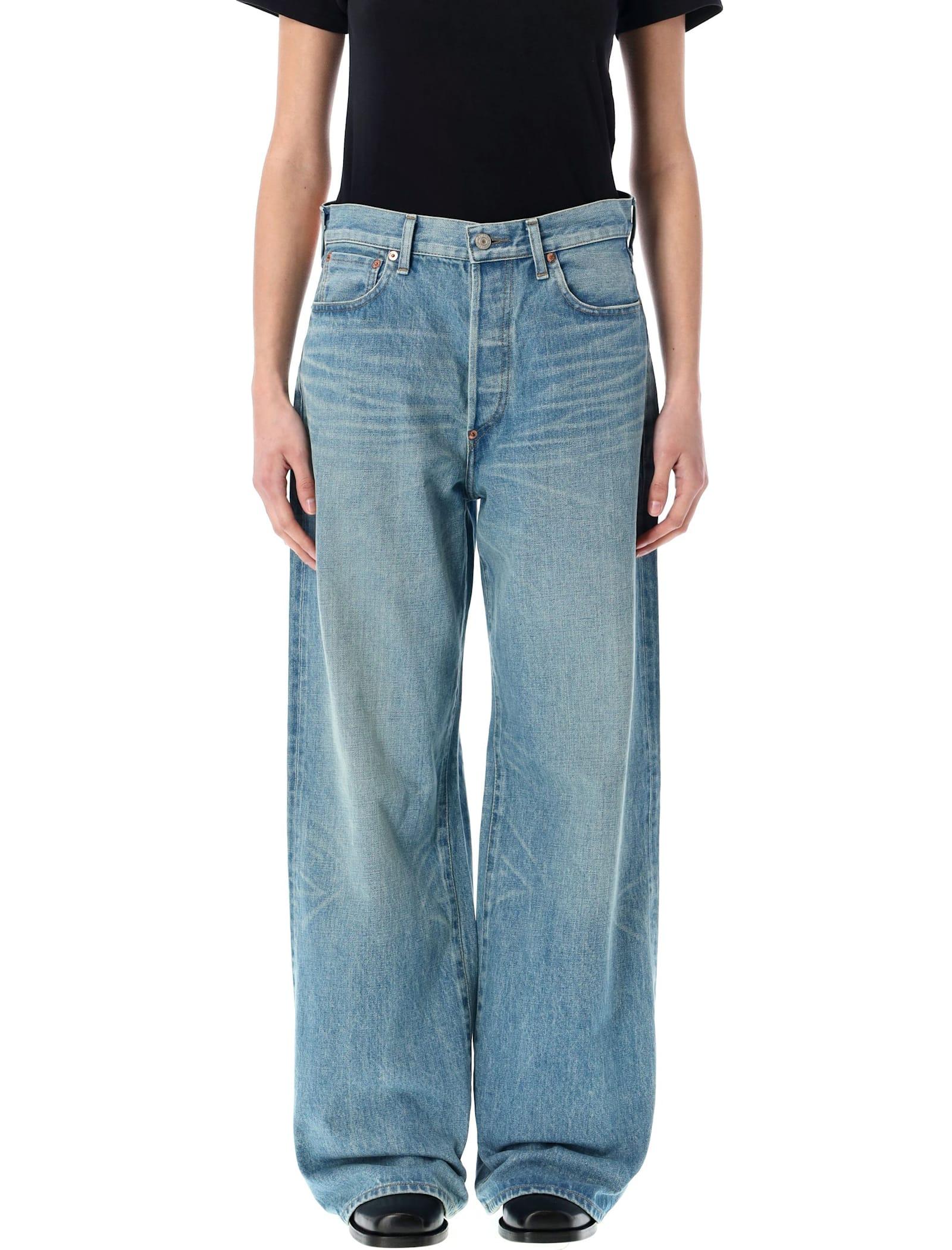 junya watanabe levis wide leg jeans