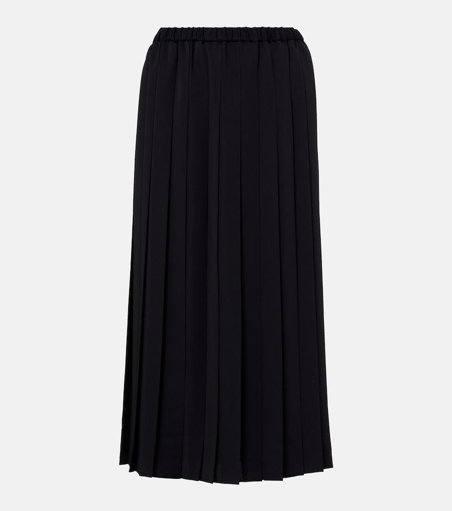 junya watanabe pleated midi skirt
