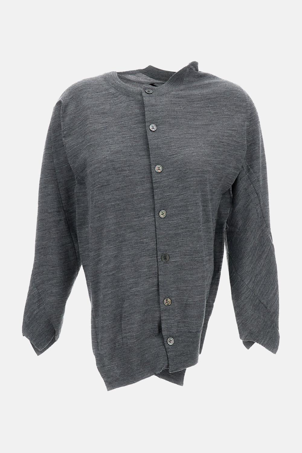junya watanabe round neck cardigan