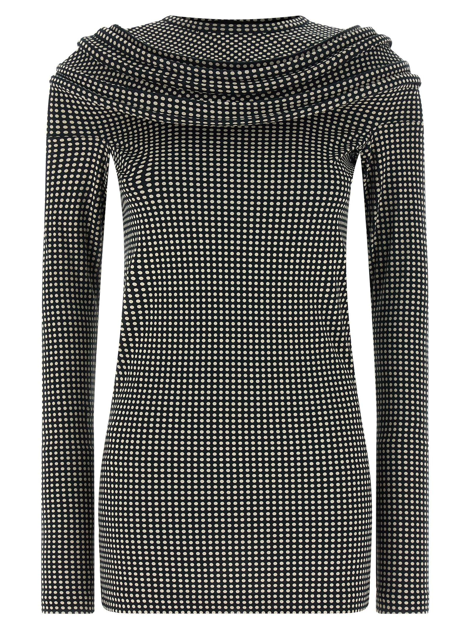 junya watanabe sculptural dress white/black cotton - women