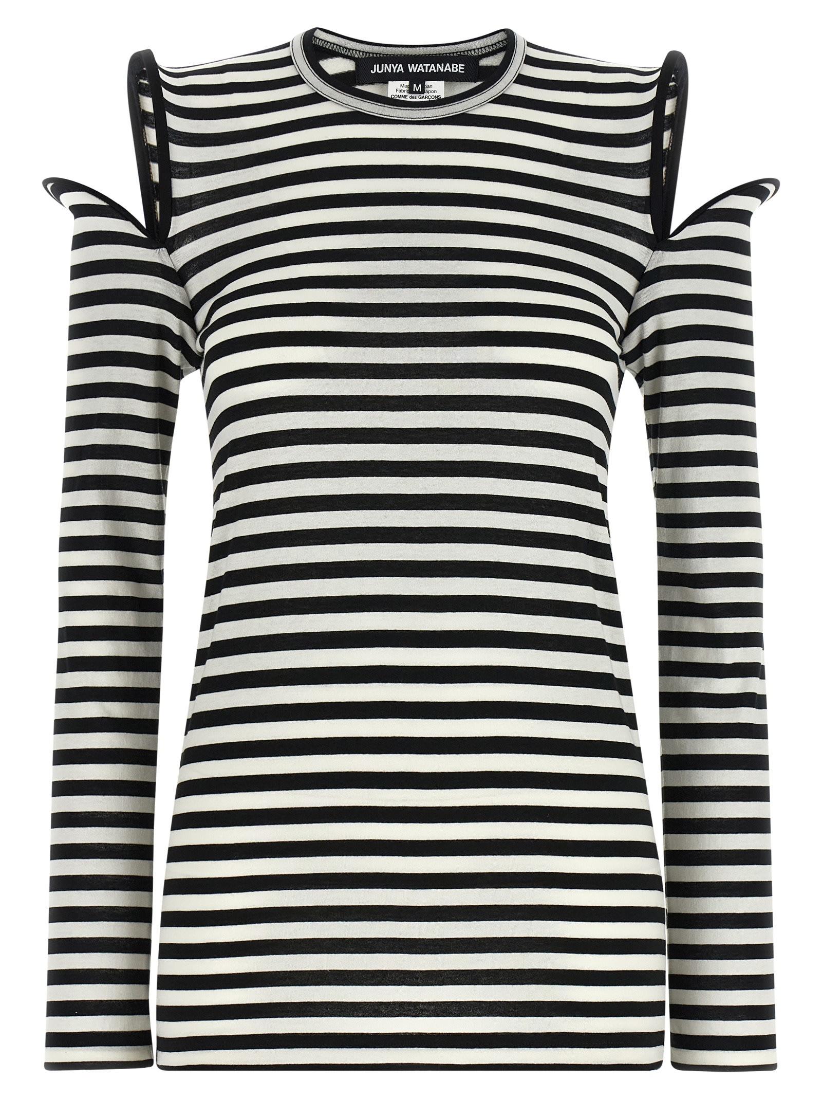 junya watanabe sculptural shoulder t-shirt