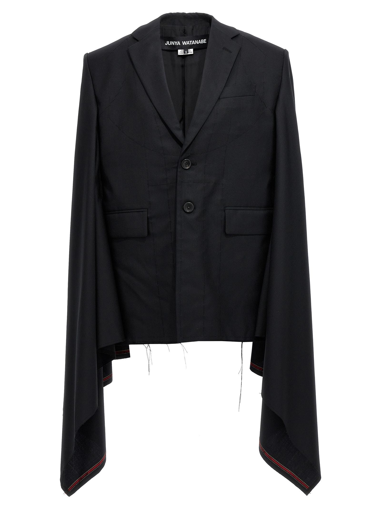 junya watanabe seymo wool cape