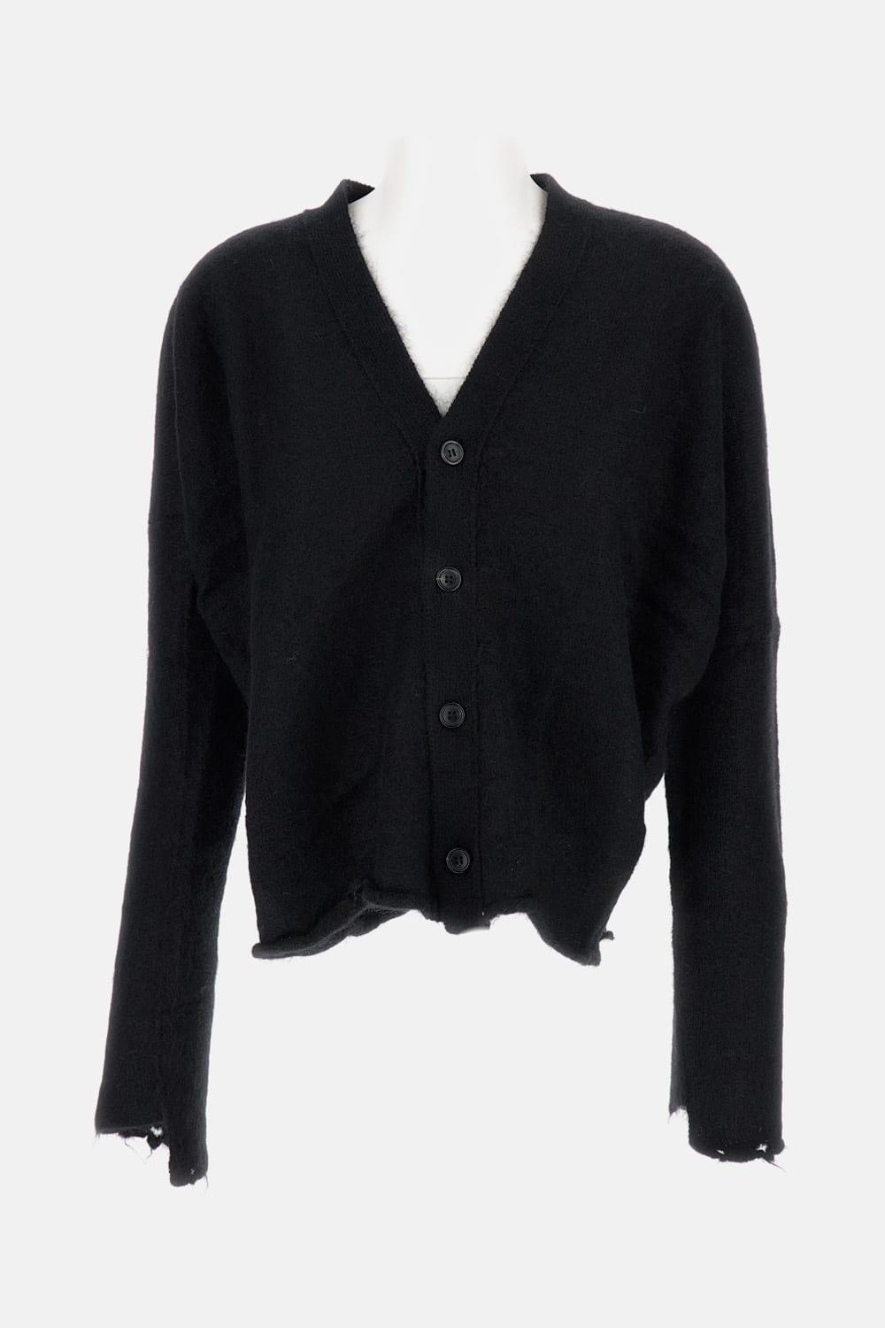 junya watanabe wool knit blend cardigan