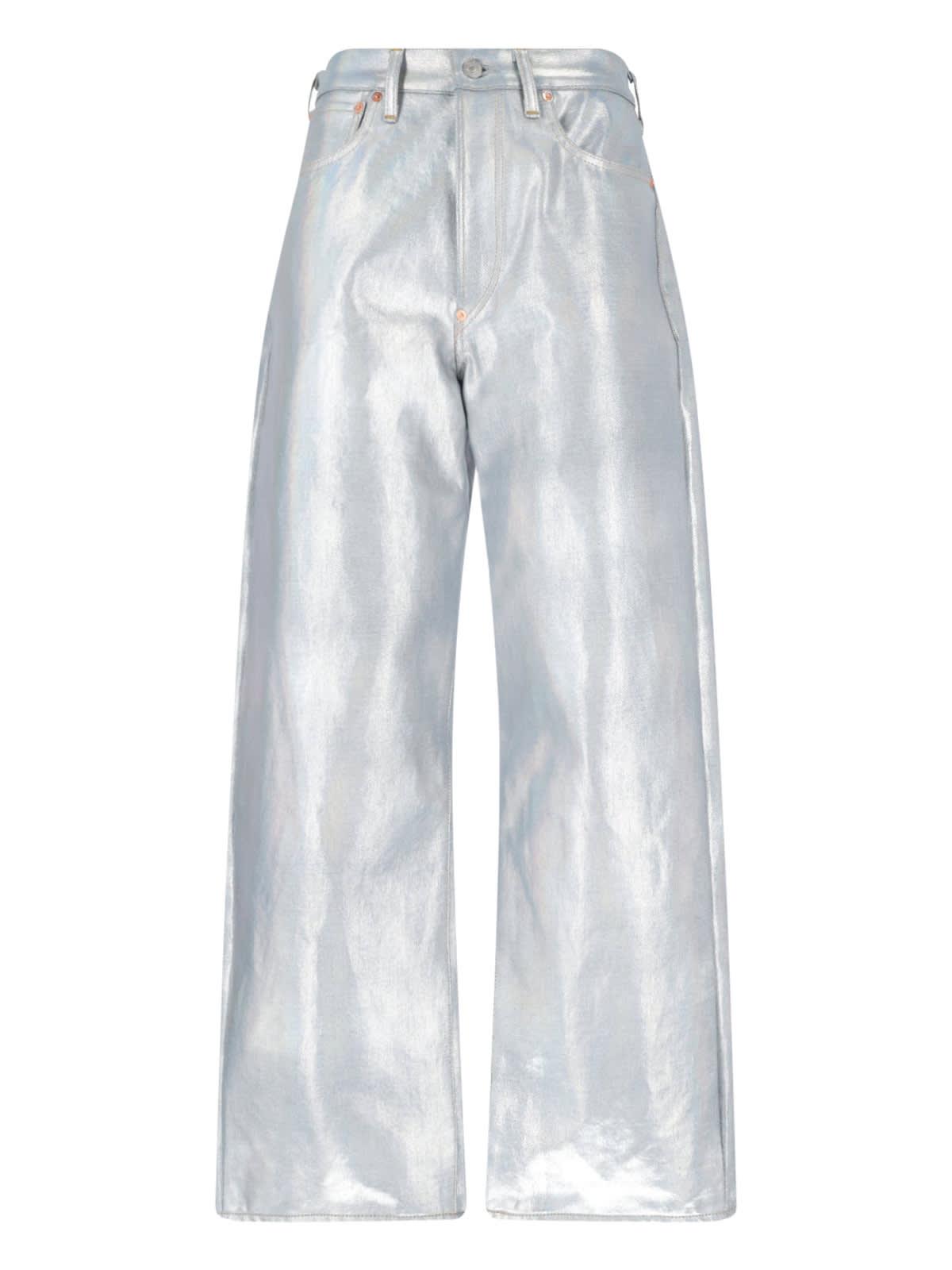 junya watanabe x levis strauss logo straight jeans