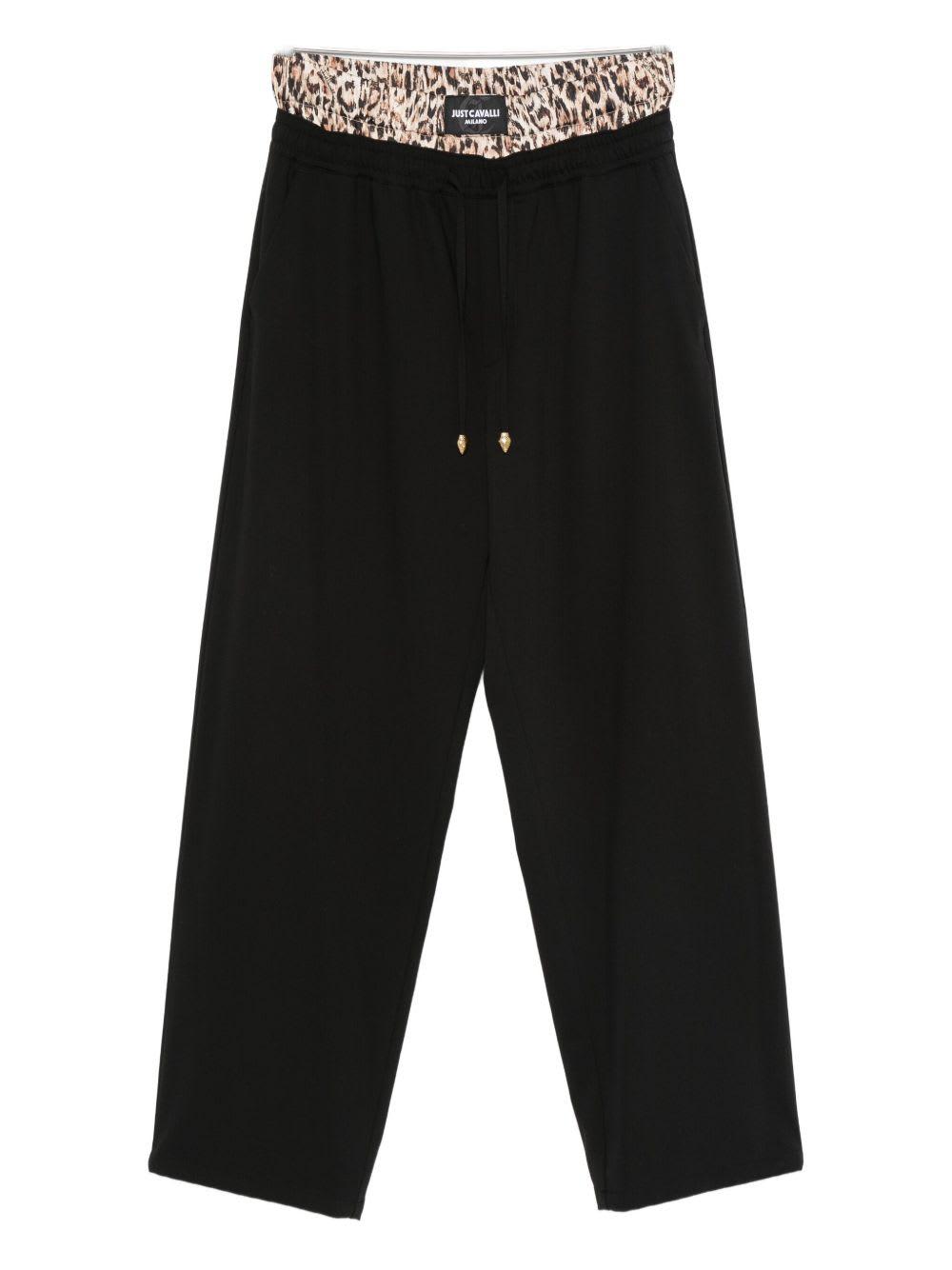 just cavalli drawstring trousers