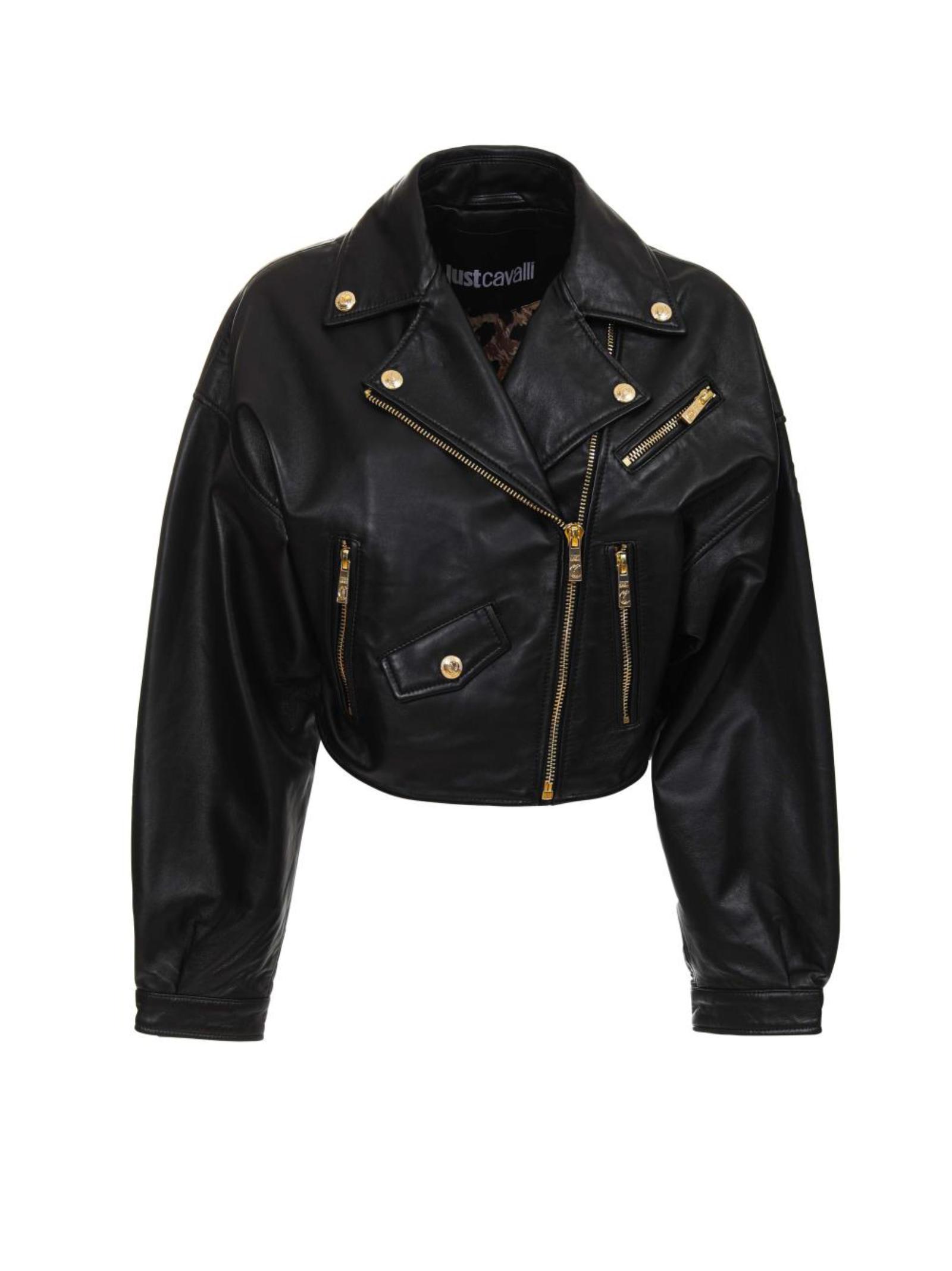 just cavalli leather jacket