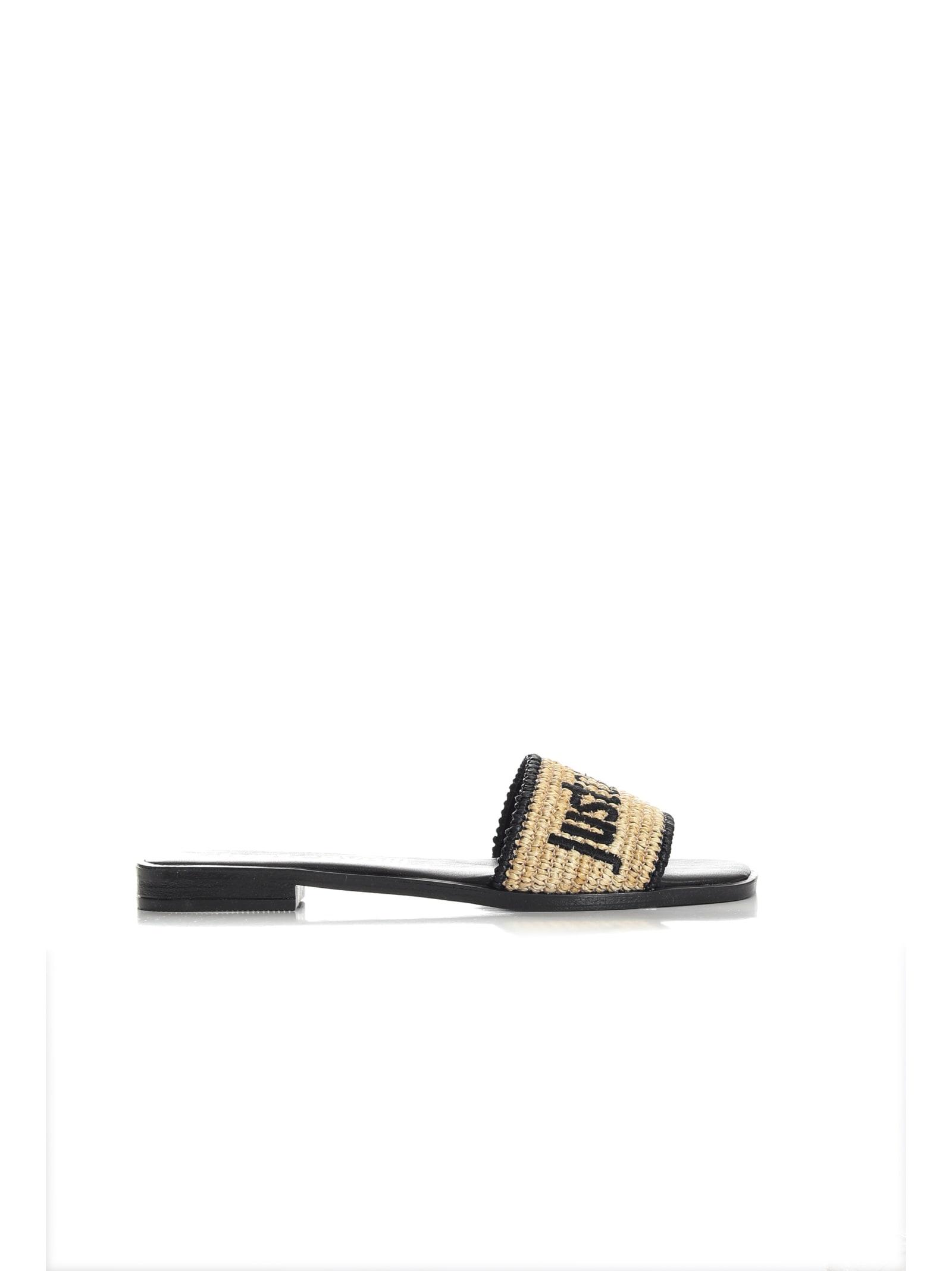 just cavalli slide sandals