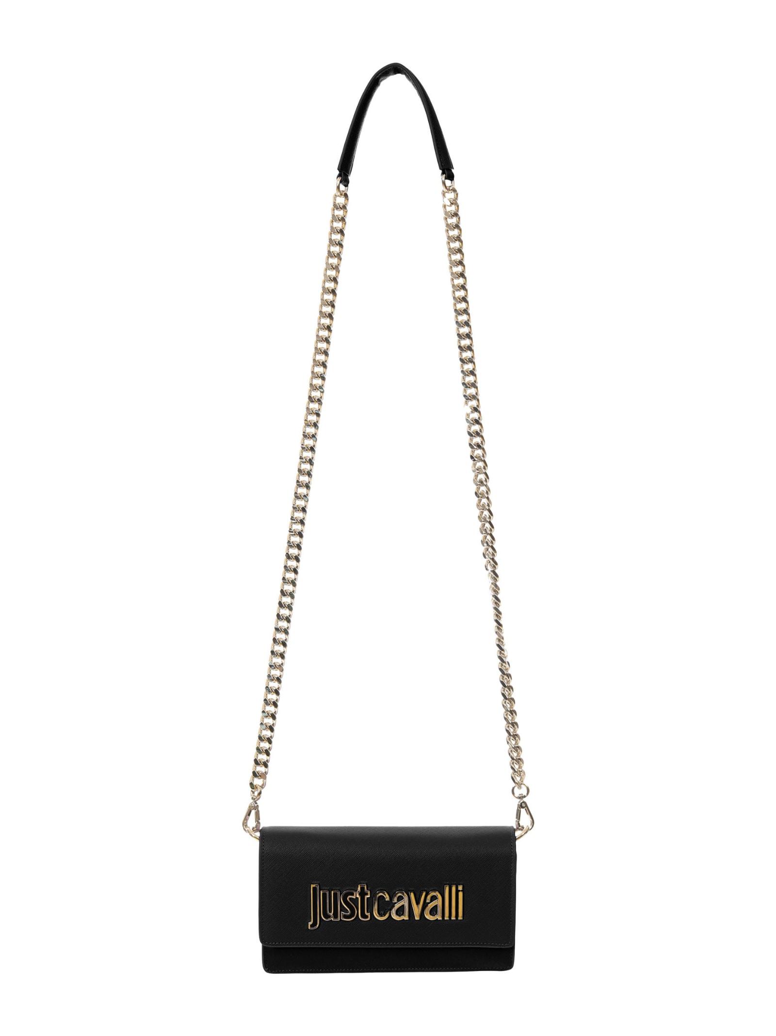 just cavalli wallet with chain