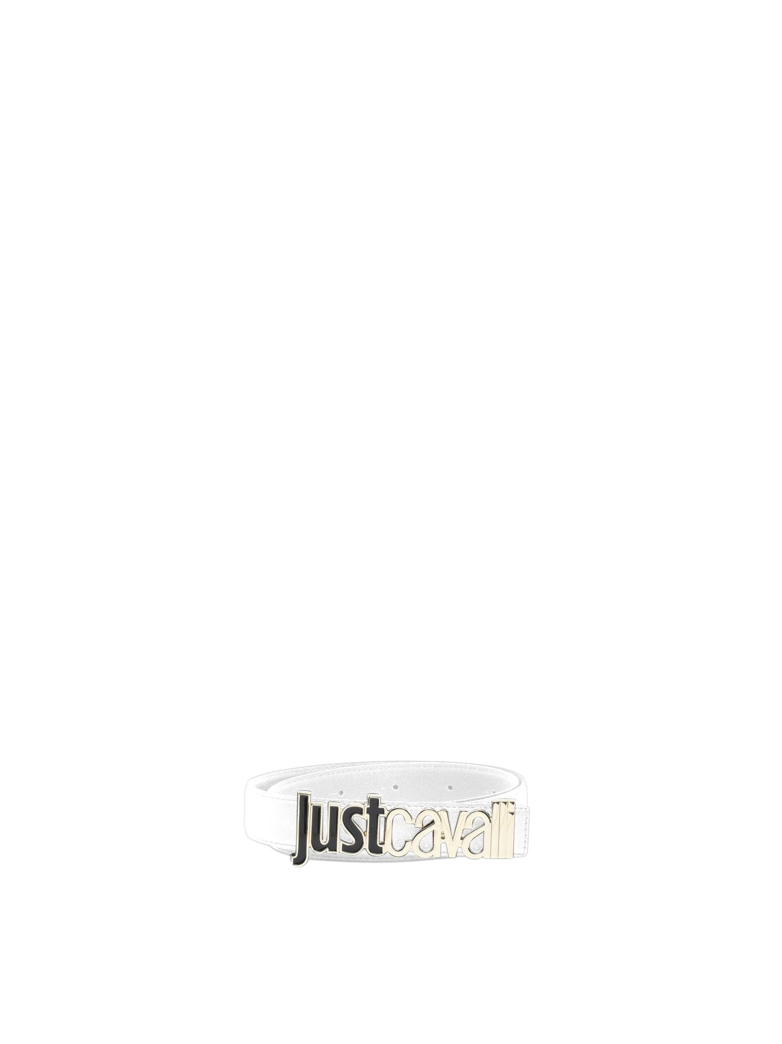 just cavalli white belt