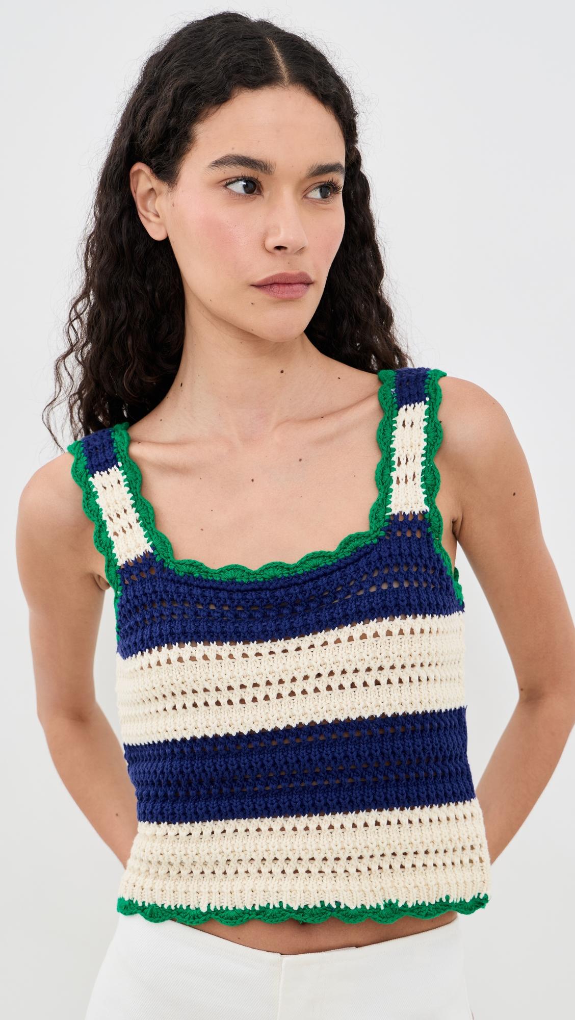 justine sweater tank
