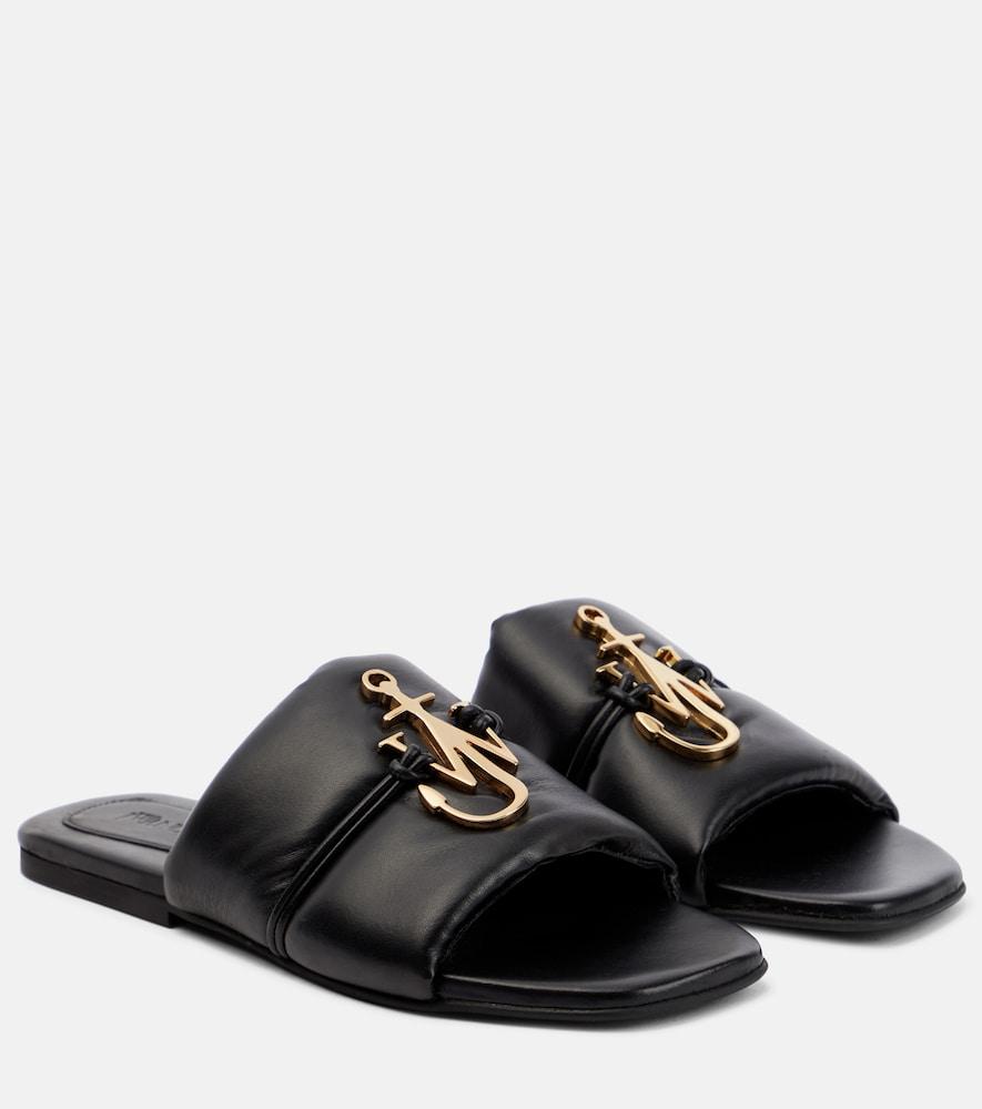 jw anderson anchor leather sandals