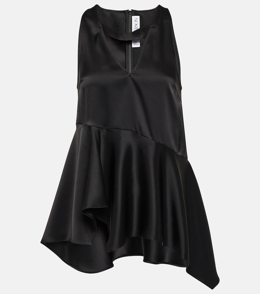 jw anderson asymmetric satin top