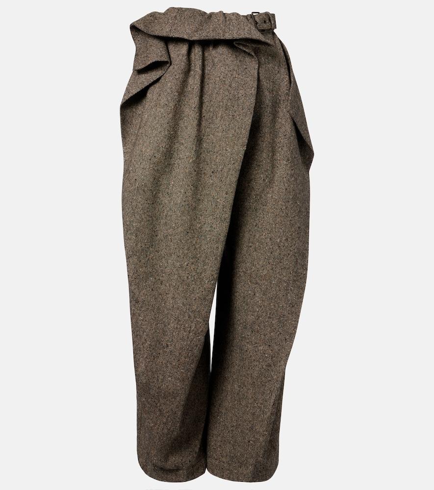jw anderson asymmetric wool wide